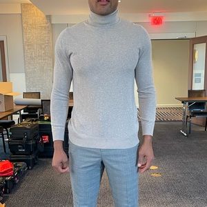 H&M tan turtleneck knit